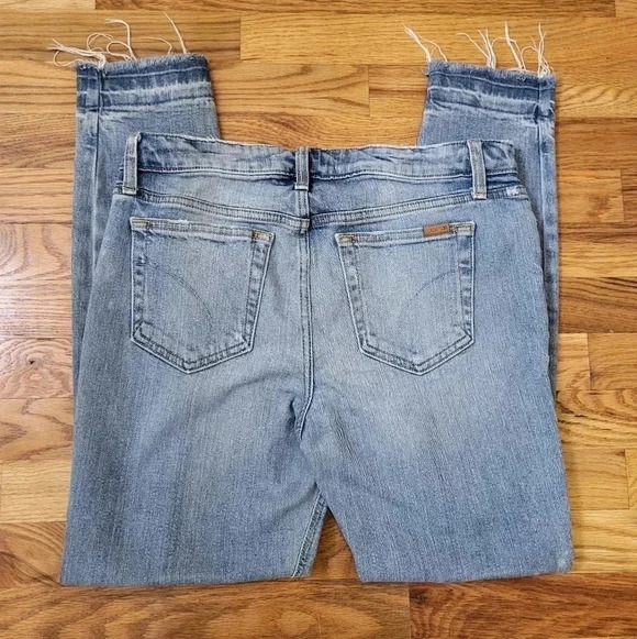 Joe's Jeans Collector's Edition The Icon Ankle Mid-Rise Skinny Raw Hem Jeans(30) - Picture 3 of 11